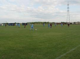 Recreational football match in Zagreb
