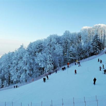 The Ski Slope near Zagreb